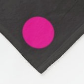 Polka-Punktmuster Fleecedecke (Ecke)