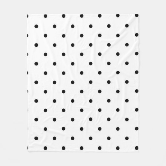 Polka-Punktmuster Fleecedecke (Vorderseite)