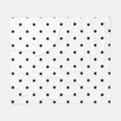 Polka-Punktmuster Fleecedecke (Vorderseite (Horizontal))