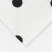Polka-Punktmuster Fleecedecke (Ecke)
