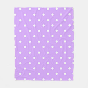 Polka-Punktmuster Fleecedecke