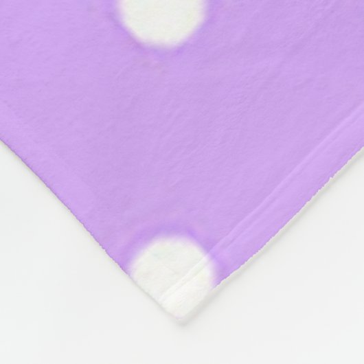 Polka-Punktmuster Fleecedecke (Ecke)