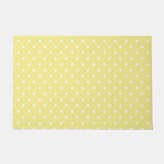 Polka-Punktmuster Fußmatte (Vorderseite)