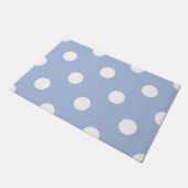 Polka-Punktmuster Fußmatte (Schrägansicht)