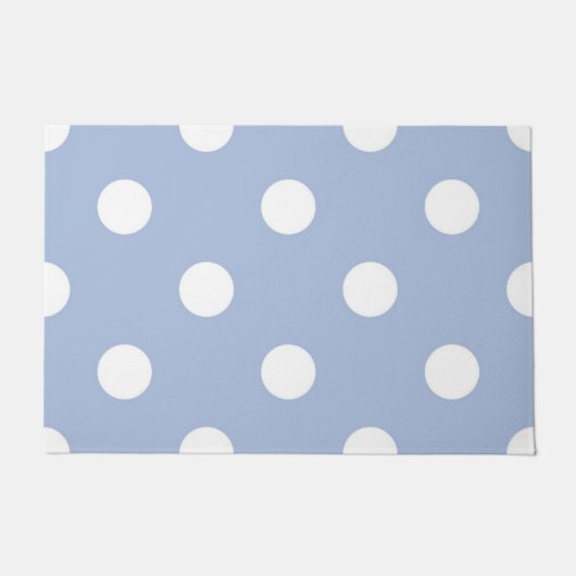 Polka-Punktmuster Fußmatte (Vorderseite)