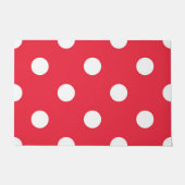 Polka-Punktmuster Fußmatte (Vorderseite)