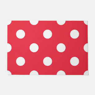 Polka-Punktmuster Fußmatte