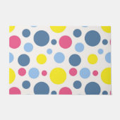 Polka-Punktmuster Fußmatte (Vorderseite)