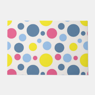 Polka-Punktmuster Fußmatte