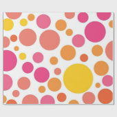 Polka-Punktmuster Geschenkpapier (Flach)