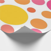Polka-Punktmuster Geschenkpapier (Ecke)