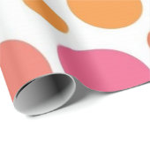 Polka-Punktmuster Geschenkpapier (Rolleneckpunkt)