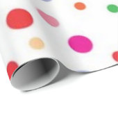 Polka-Punktmuster Geschenkpapier (Rolleneckpunkt)
