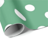 Polka-Punktmuster Geschenkpapier (Rolleneckpunkt)