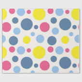 Polka-Punktmuster Geschenkpapier (Flach)