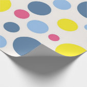 Polka-Punktmuster Geschenkpapier (Ecke)