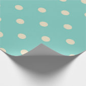 Polka-Punktmuster Geschenkpapier (Ecke)
