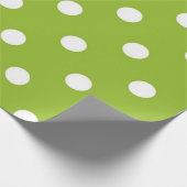 Polka-Punktmuster Geschenkpapier (Ecke)