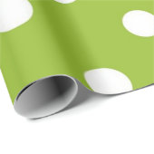 Polka-Punktmuster Geschenkpapier (Rolleneckpunkt)