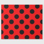 Polka-Punktmuster Geschenkpapier (Flach)