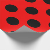 Polka-Punktmuster Geschenkpapier (Ecke)