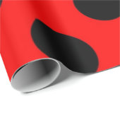 Polka-Punktmuster Geschenkpapier (Rolleneckpunkt)