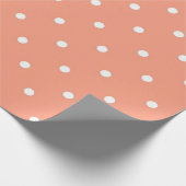 Polka-Punktmuster Geschenkpapier (Ecke)