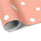 Polka-Punktmuster Geschenkpapier (Rolleneckpunkt)