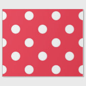 Polka-Punktmuster Geschenkpapier (Flach)