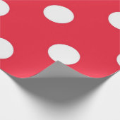 Polka-Punktmuster Geschenkpapier (Ecke)