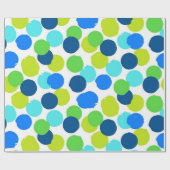 Polka-Punktmuster Geschenkpapier (Flach)