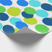 Polka-Punktmuster Geschenkpapier (Ecke)