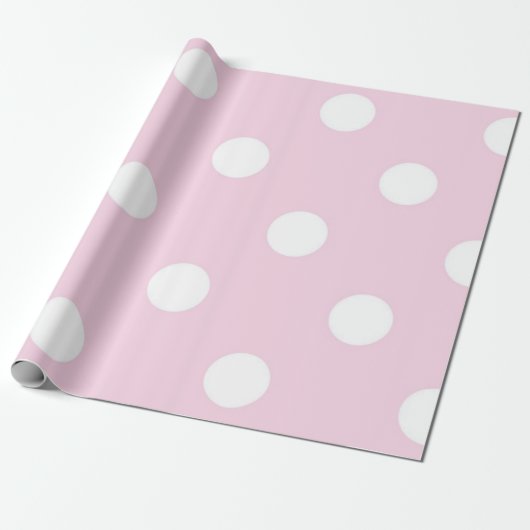Polka-Punktmuster Geschenkpapier (Ungerollt)