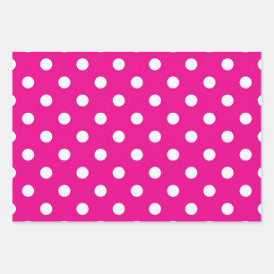Polka-Punktmuster Geschenkpapier Set