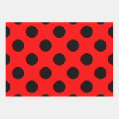 Polka-Punktmuster Geschenkpapier Set (Vorderseite 3)