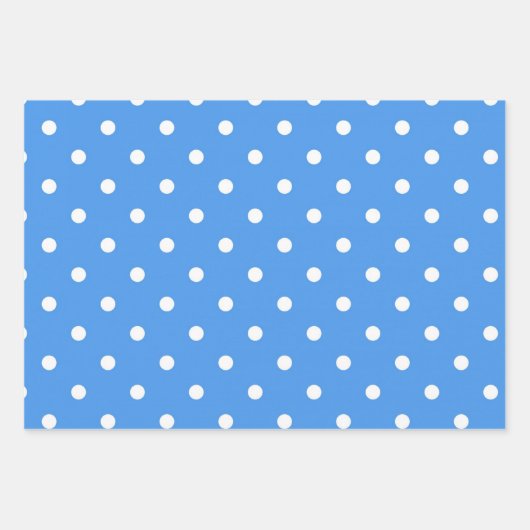 Polka-Punktmuster Geschenkpapier Set (Vorderseite)