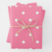 Polka-Punktmuster Geschenkpapier Set (Beispiel)