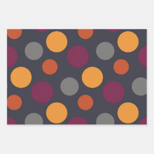 Polka-Punktmuster Geschenkpapier Set