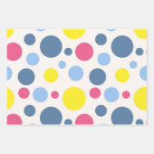 Polka-Punktmuster Geschenkpapier Set (Vorderseite 3)