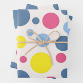 Polka-Punktmuster Geschenkpapier Set (Beispiel)