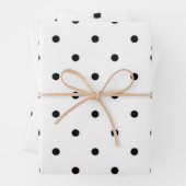 Polka-Punktmuster Geschenkpapier Set (Beispiel)