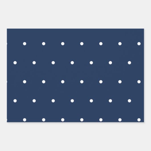 Polka-Punktmuster Geschenkpapier Set (Vorderseite 2)
