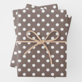 Polka-Punktmuster Geschenkpapier Set (Beispiel)