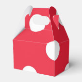 Polka-Punktmuster Geschenkschachtel (Rückseite)