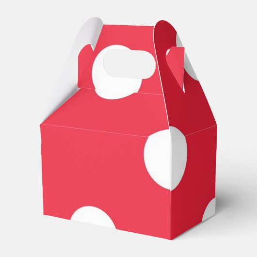 Polka-Punktmuster Geschenkschachtel (Rückseite)