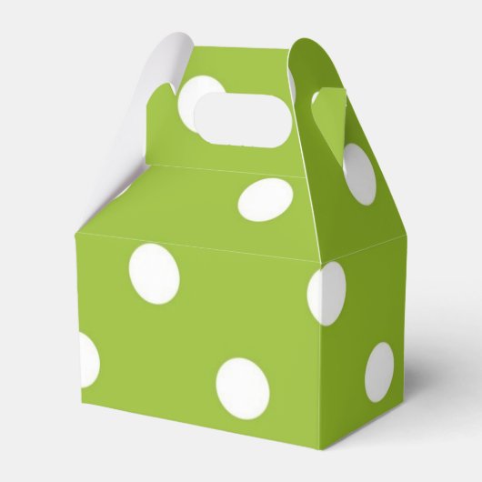 Polka-Punktmuster Geschenkschachtel (Vorderseite)
