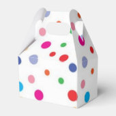Polka-Punktmuster Geschenkschachtel (Rückseite)