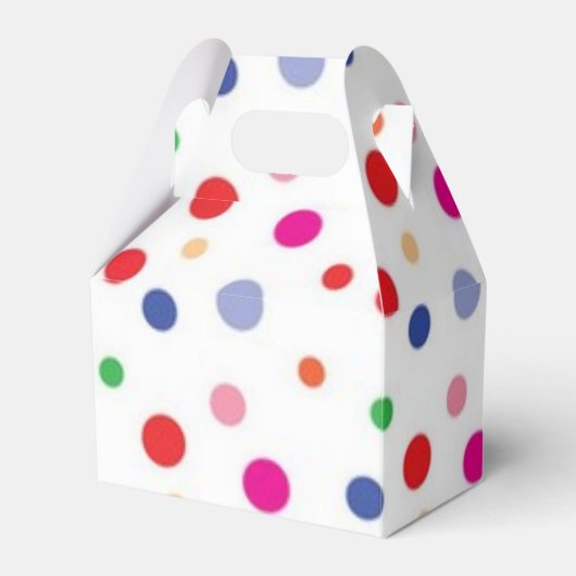 Polka-Punktmuster Geschenkschachtel (Vorderseite)