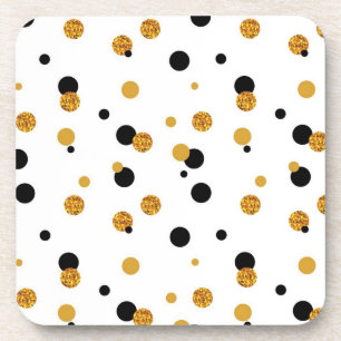 Polka-Punktmuster Getränkeuntersetzer