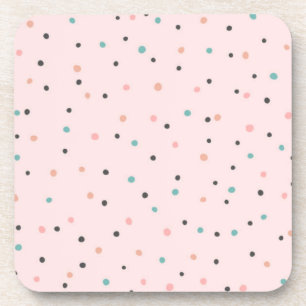Polka-Punktmuster Getränkeuntersetzer